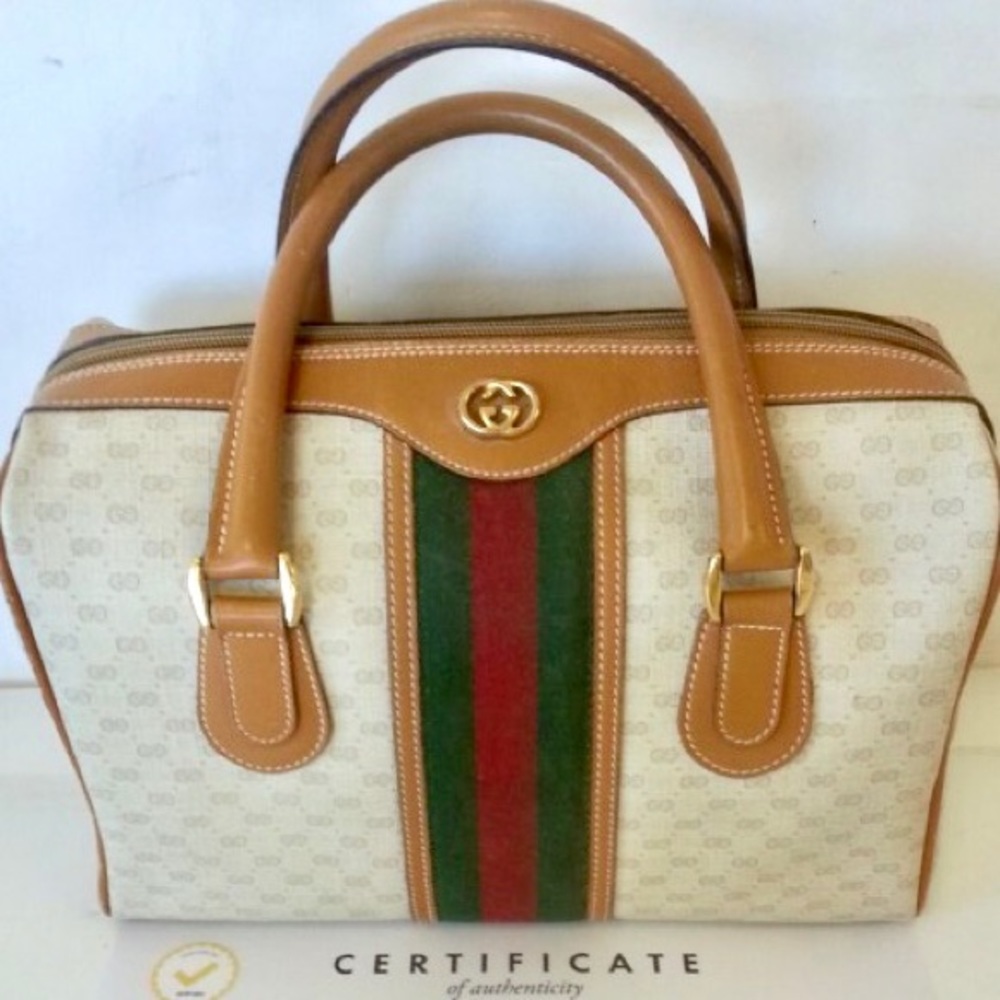 Vintage Gucci Boston bag mint condition